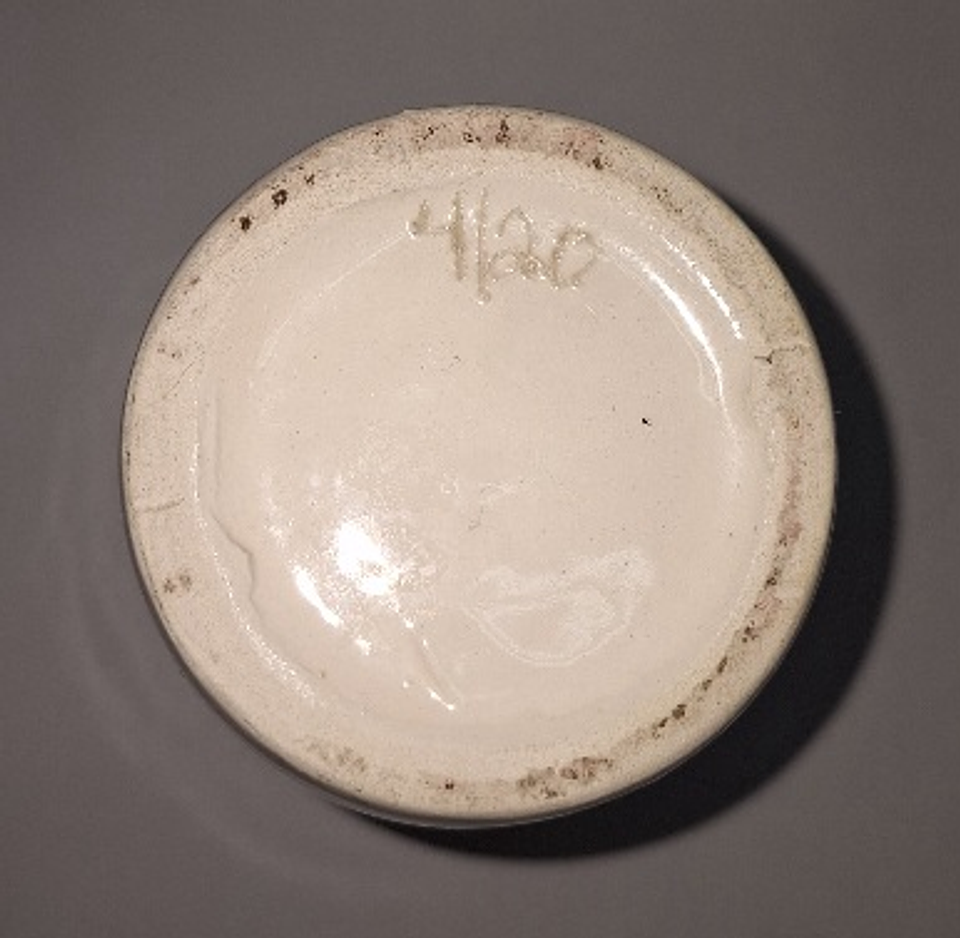 Vaso art deco em faiança  3