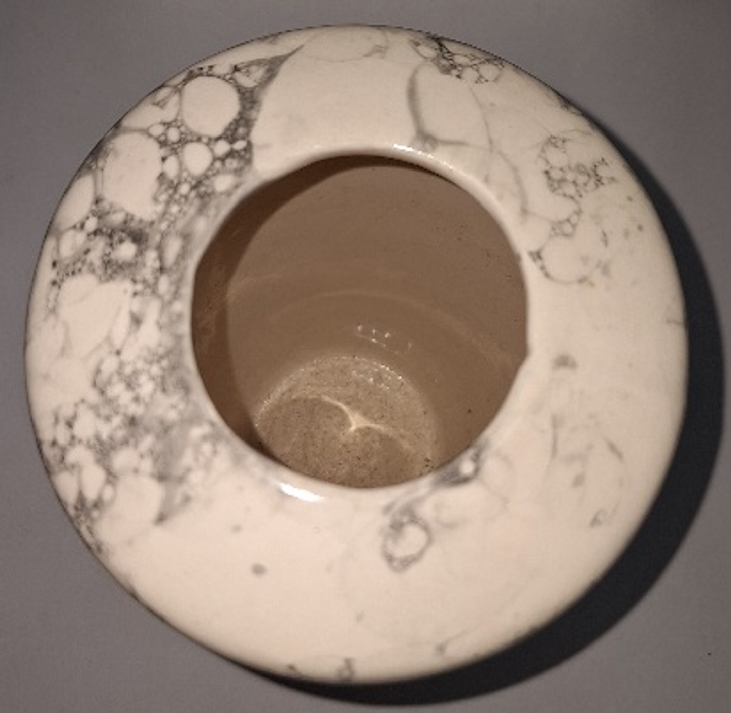 Vaso art deco em faiança  4