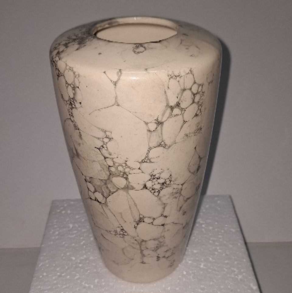 Vaso art deco em faiança  5