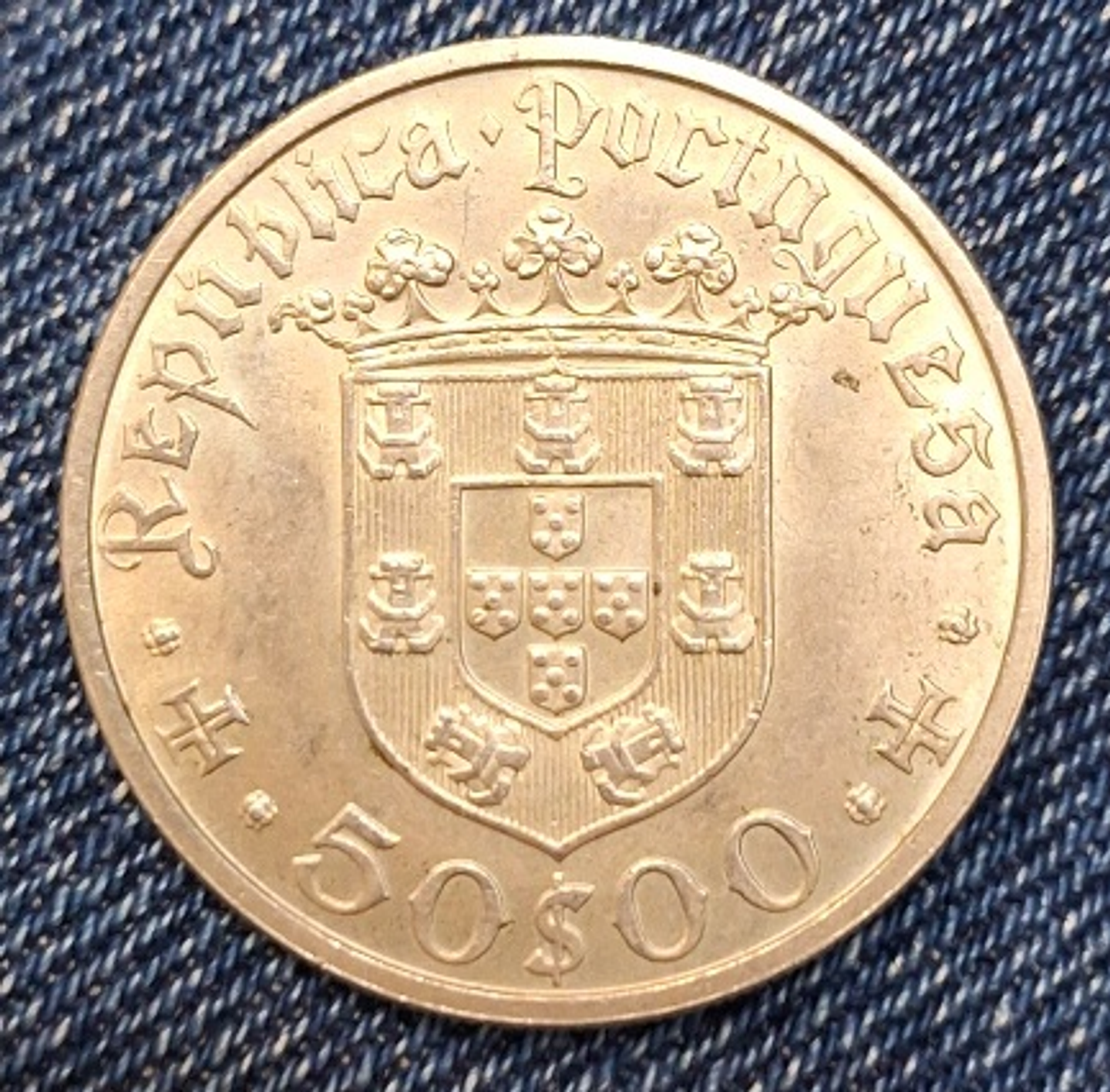 Moeda de 50 escudos, 1968 - Pedro Álvares Cabral 2