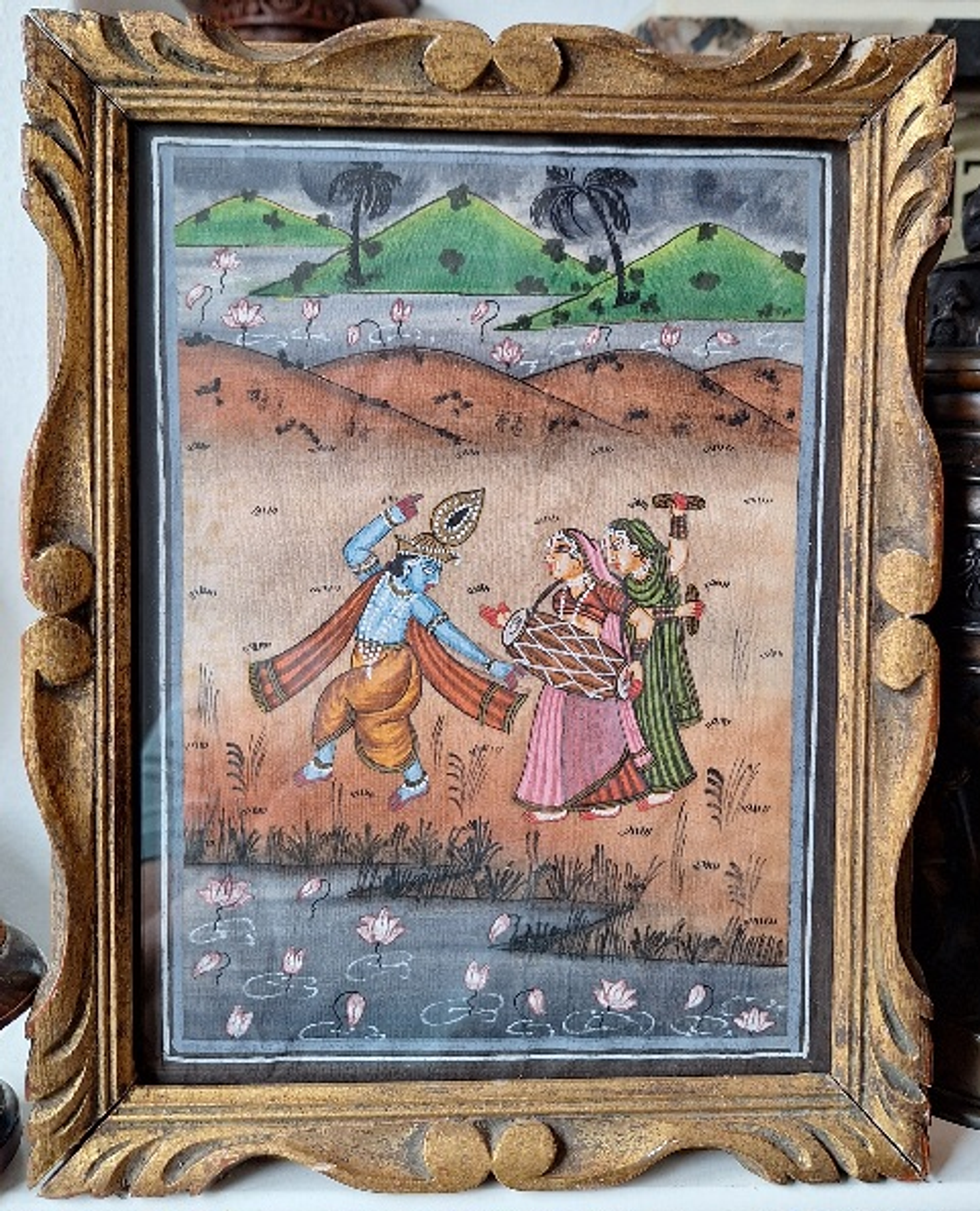 Pintura vintage Hindu 1