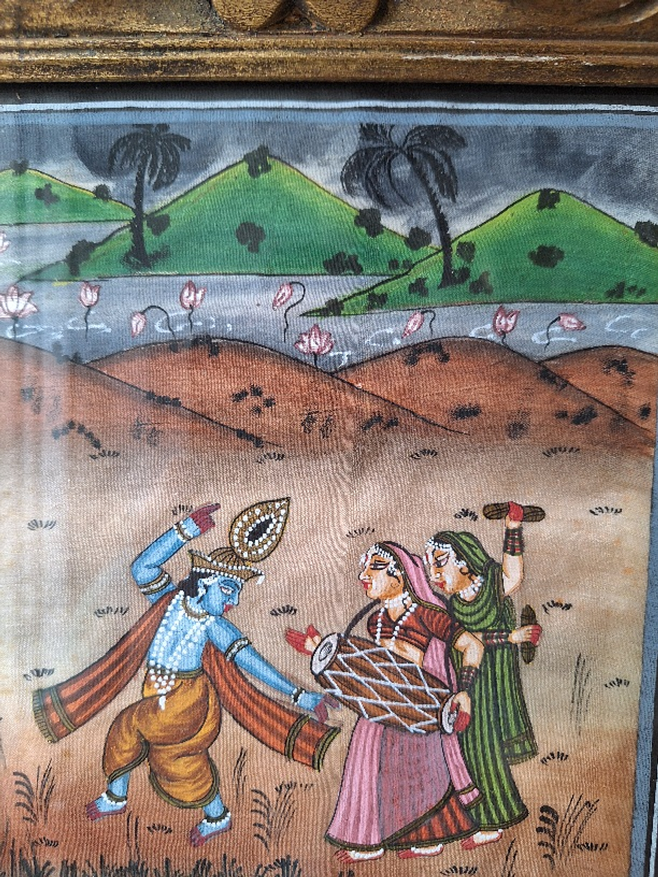 Pintura vintage Hindu 4