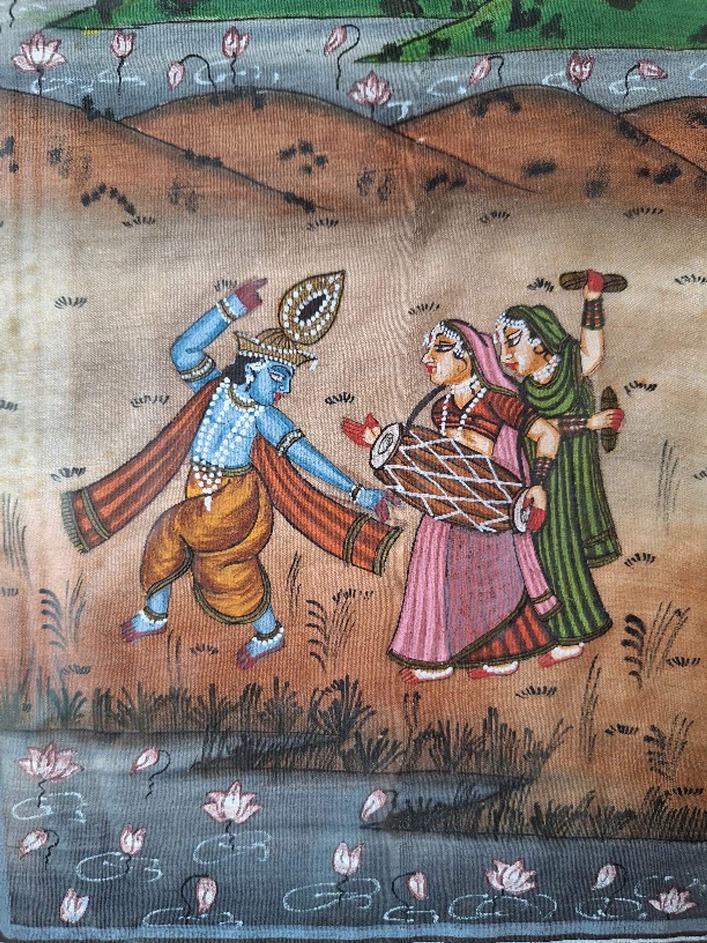 Pintura vintage Hindu 5