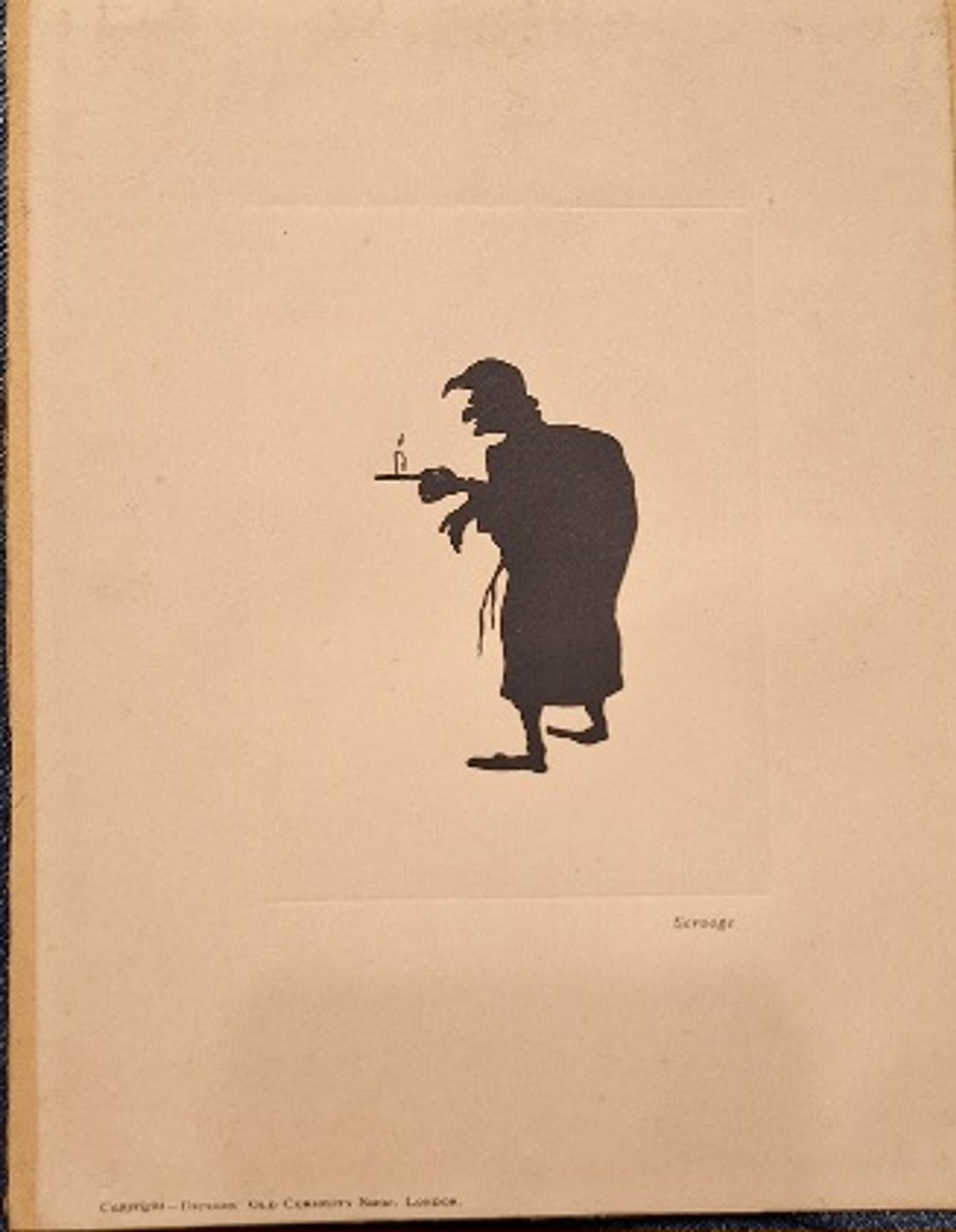 Silhueta vintage Charles Dickens 1