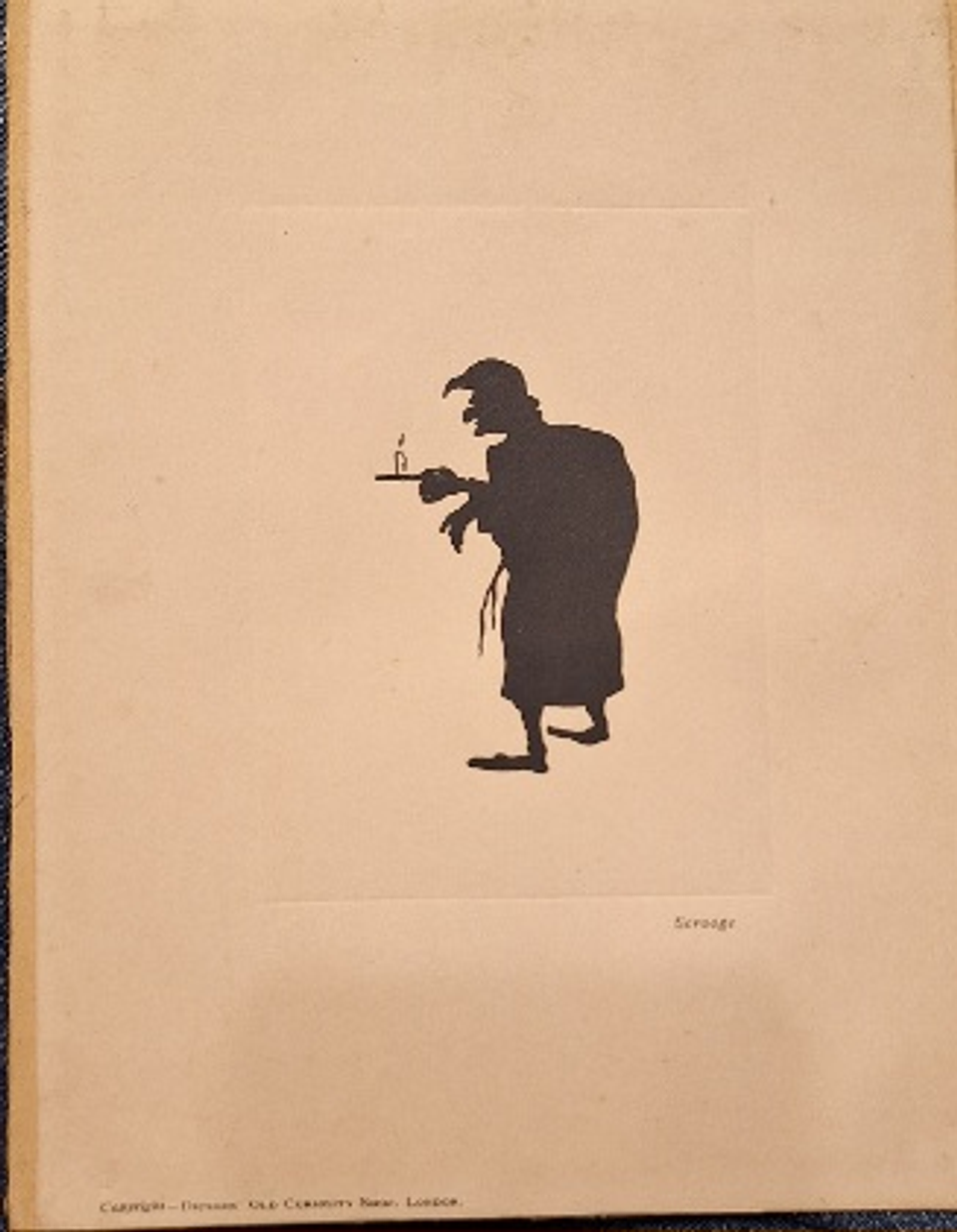 Silhueta vintage Charles Dickens 1