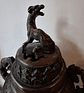 Incensário de bronze oriental - Miniatura 3