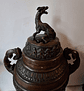 Incensário de bronze oriental - Miniatura 5