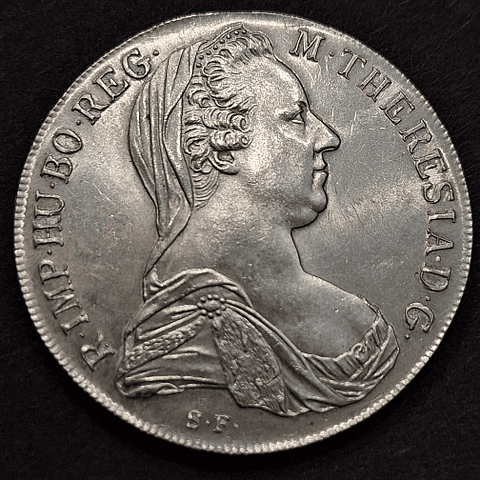 Moeda 1 Táler 1780 Maria Teresa