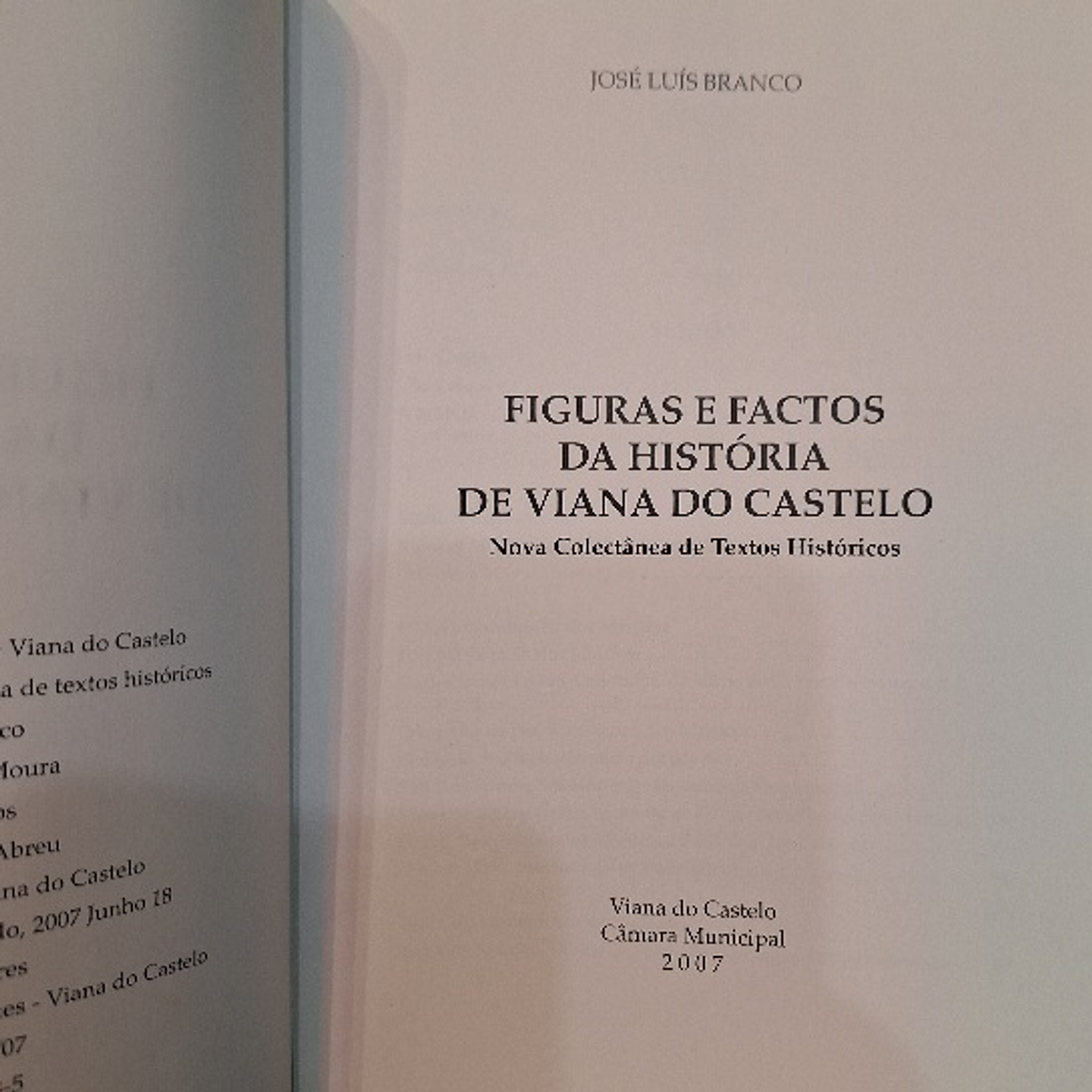 Livro, Figuras e Factos da história de viana do castelo  2