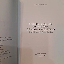 Livro, Figuras e Factos da história de viana do castelo 