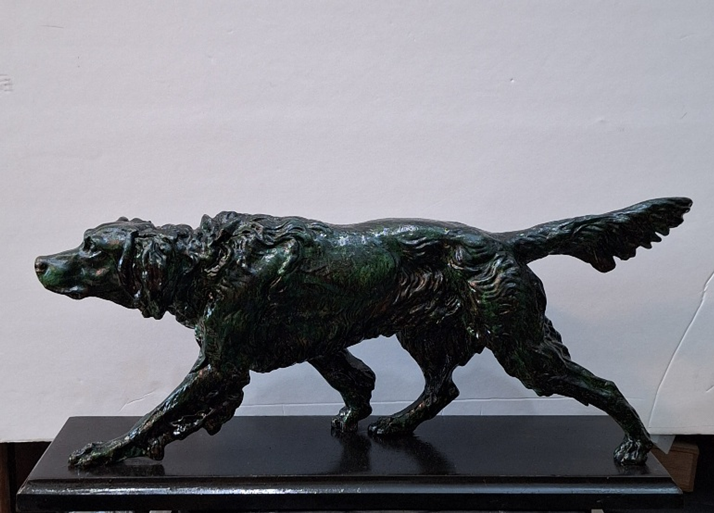 Escultura, cão Setter 3
