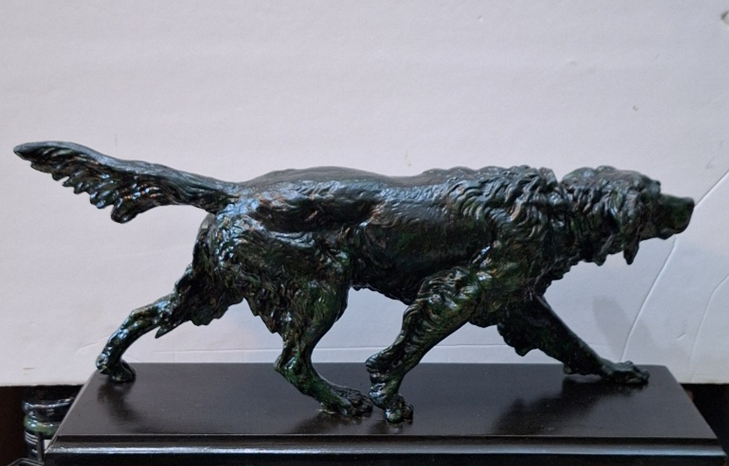 Escultura, cão Setter 4