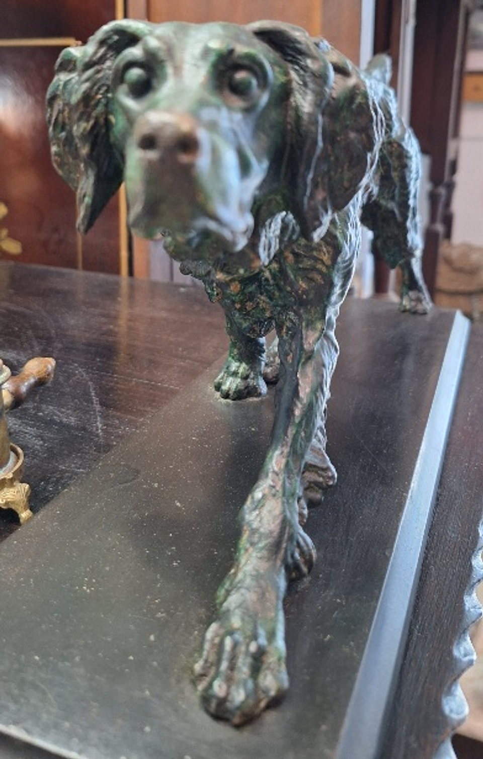 Escultura, cão Setter 5