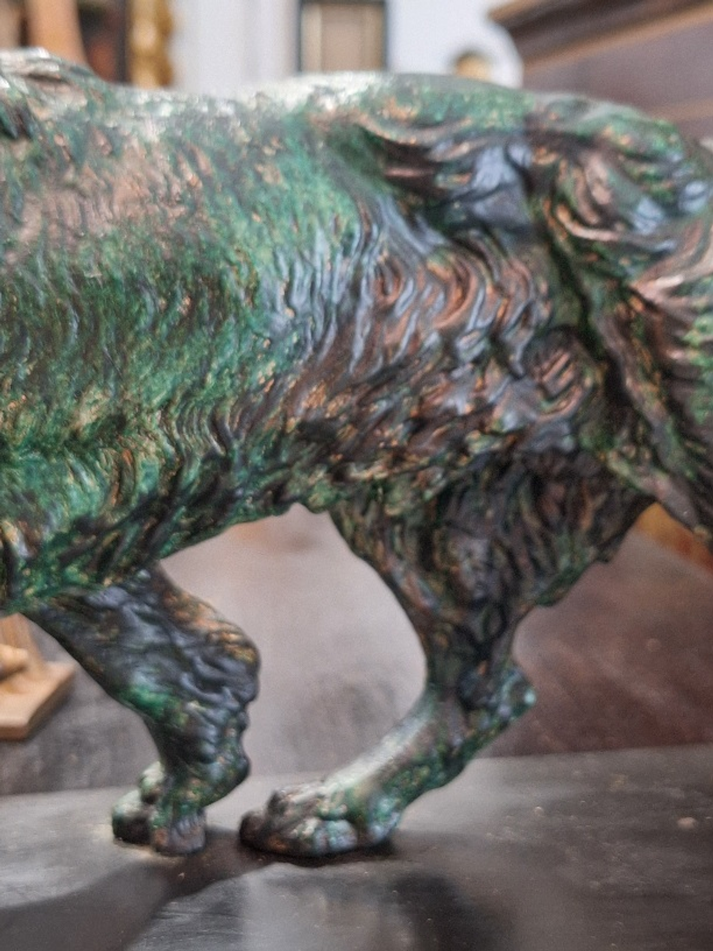 Escultura, cão Setter 6