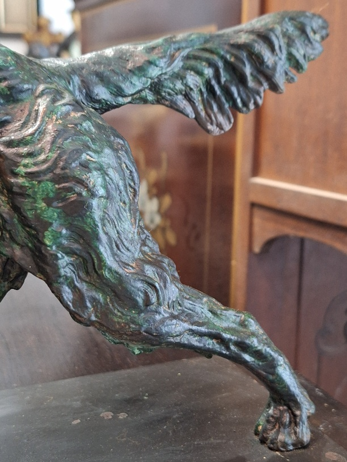 Escultura, cão Setter 7