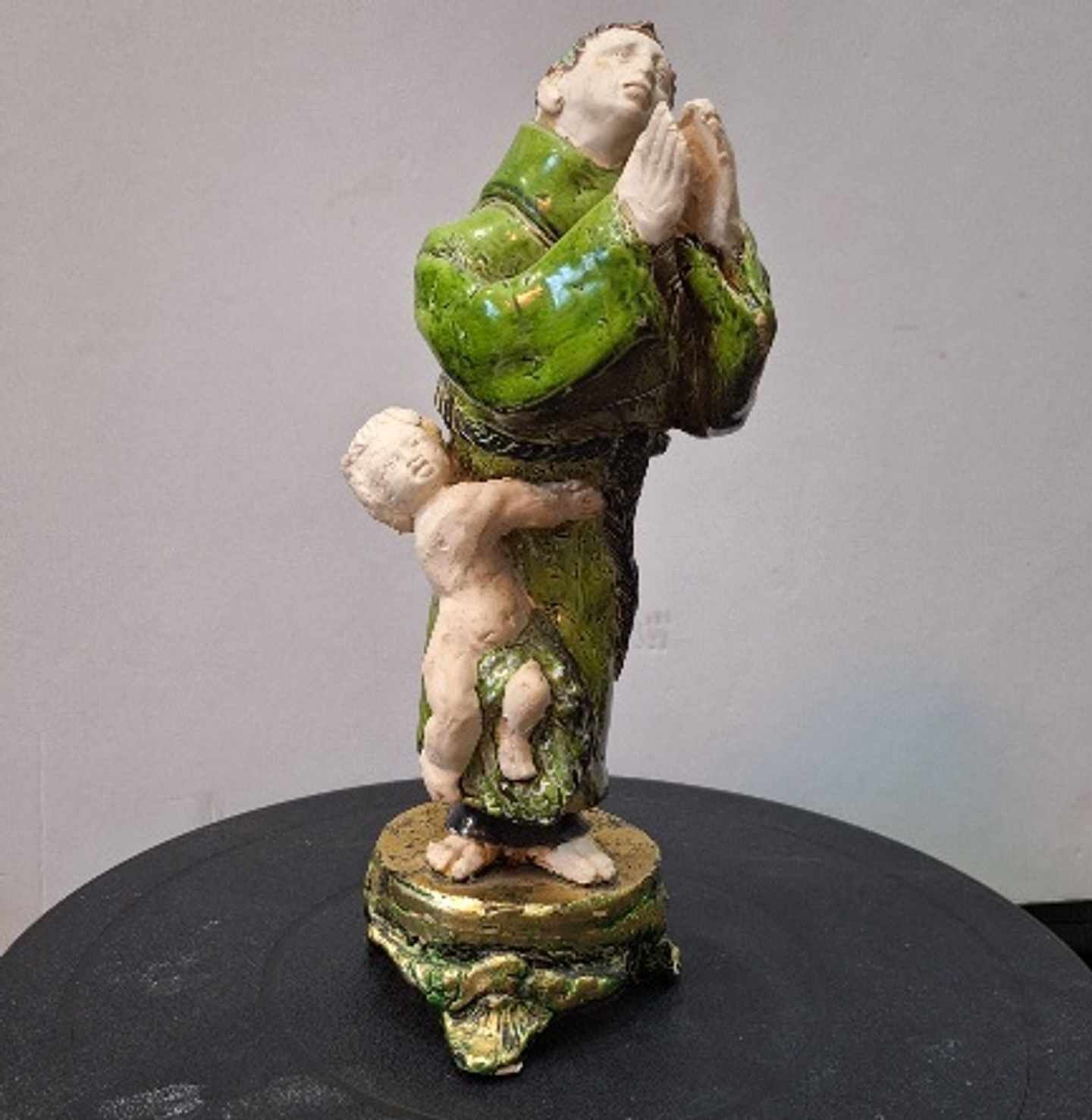 Santo António em terracota  3