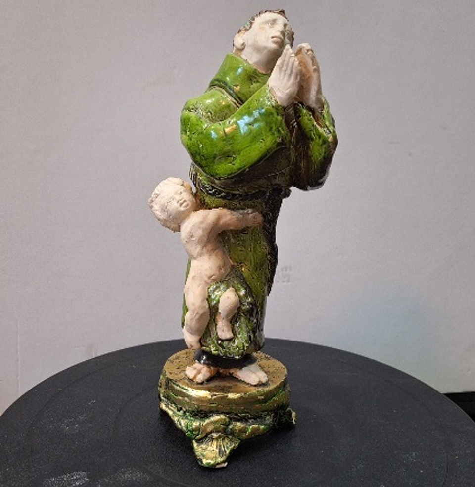 Santo António em terracota  3