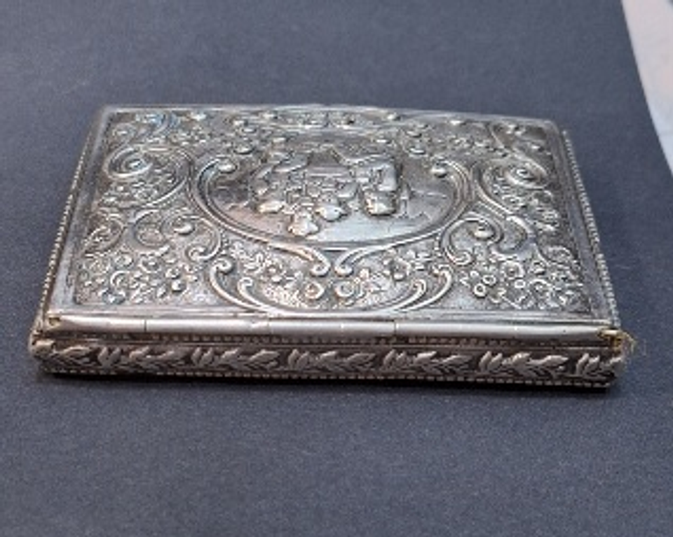 caixa para rapé / tabaqueira  2