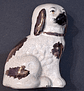 Antigo cão em faiança staffordshire - Miniatura 6