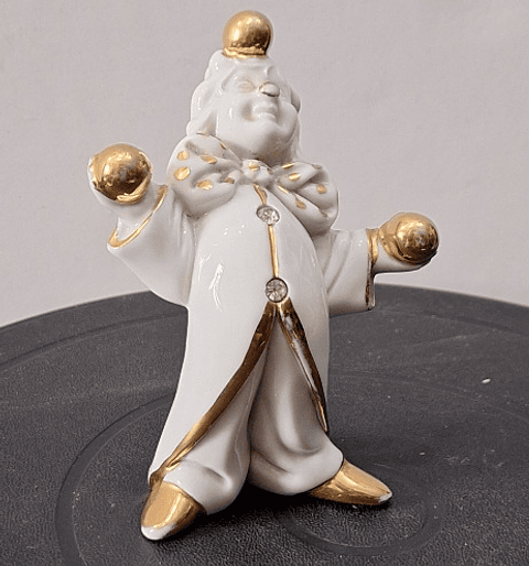 Estatueta, Palhaço,  Nápoles, Capodimonte