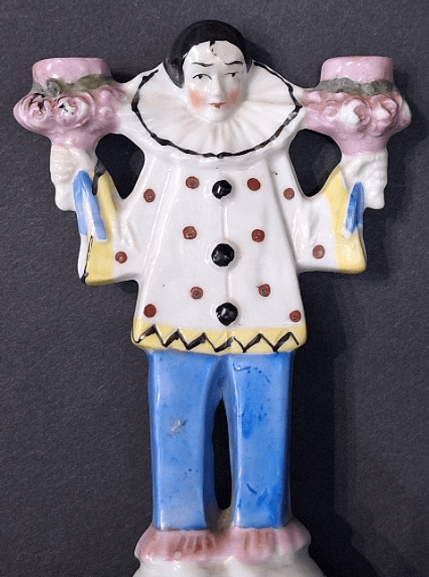 Pierrot em porcelana alemã 