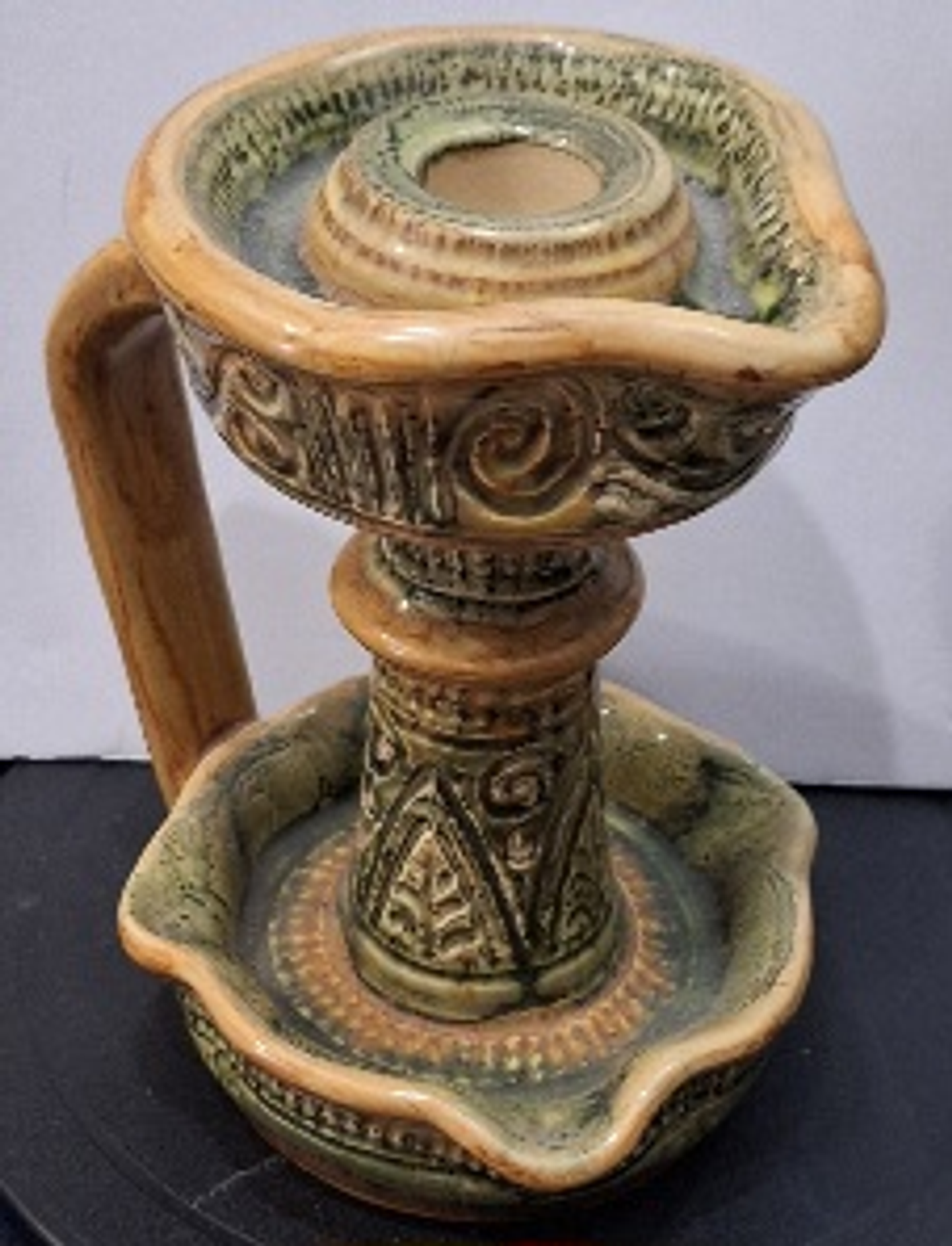 Lamparina em faiança Aleluia 1