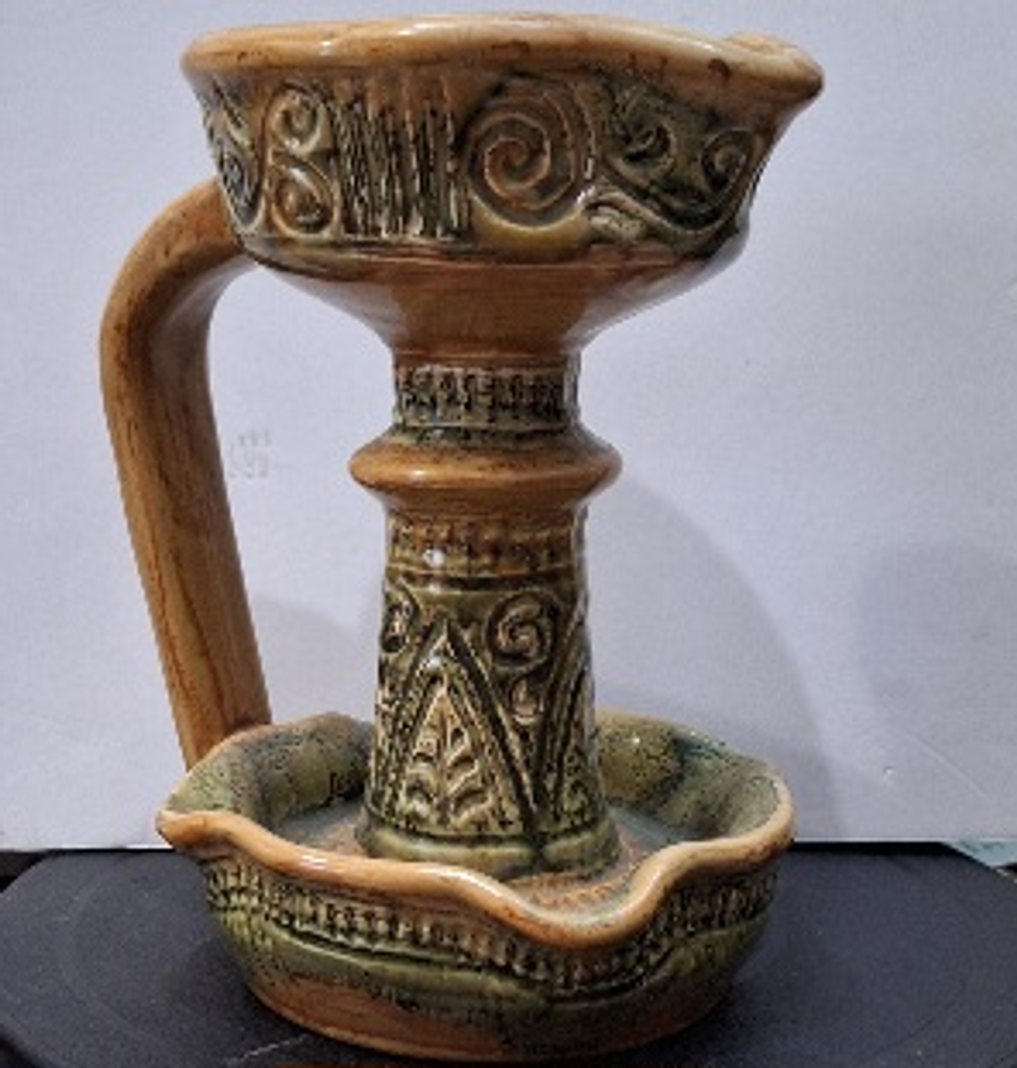 Lamparina em faiança Aleluia 2