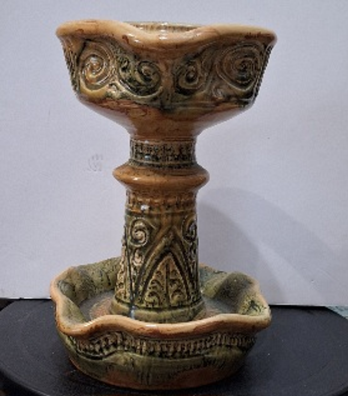 Lamparina em faiança Aleluia 4