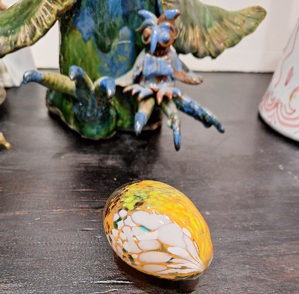 Pisa-papéis em cristal  2