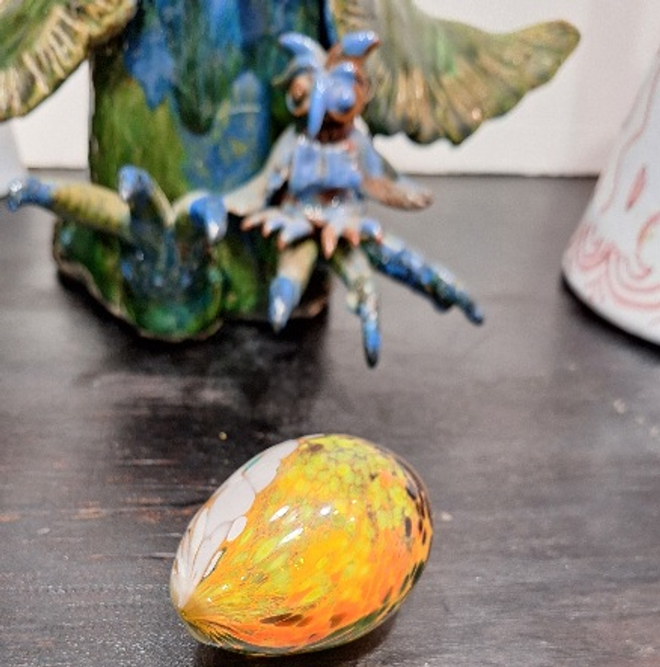 Pisa-papéis em cristal  5