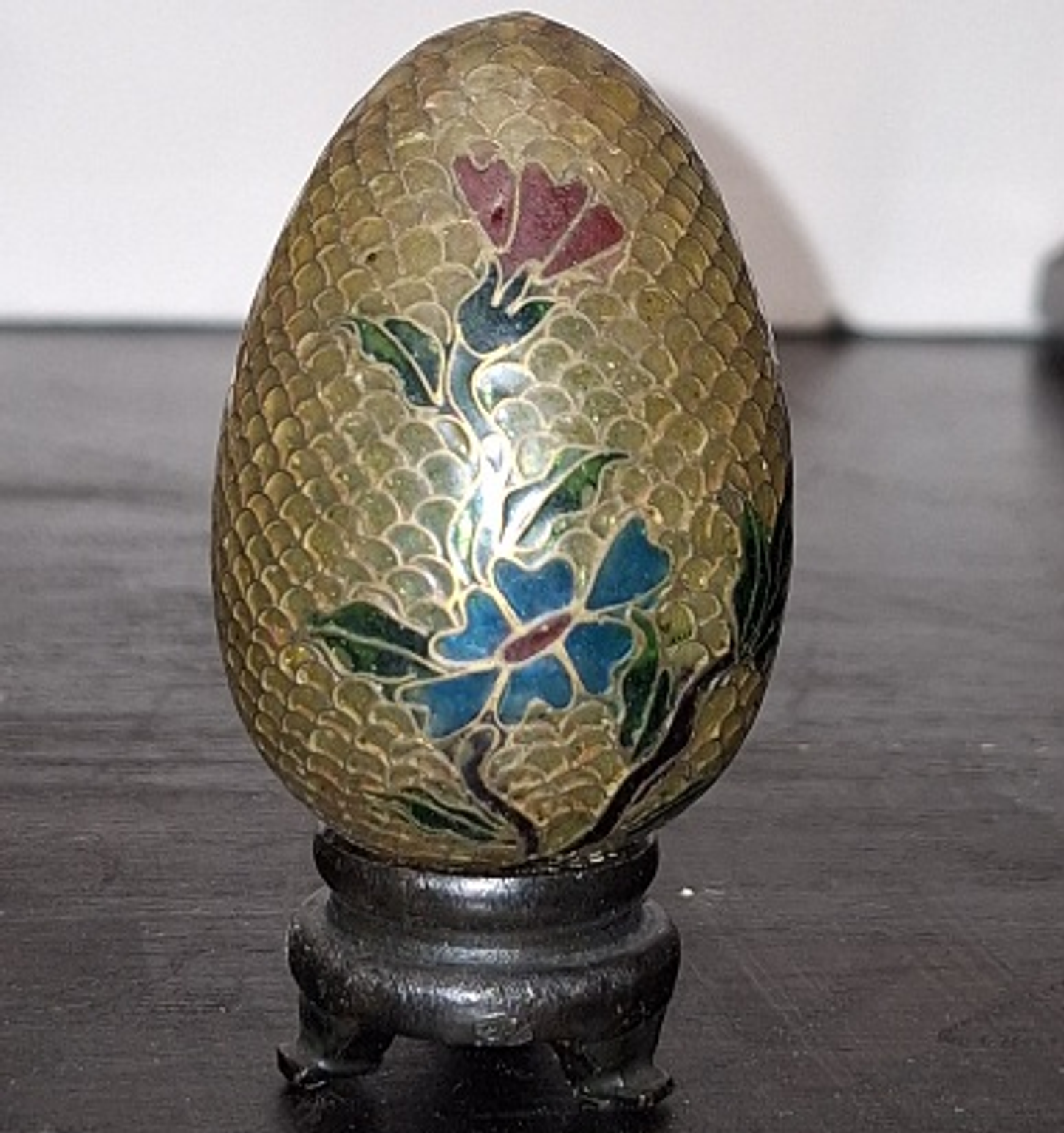 Ovo vintage em Plique-a-Jour 2