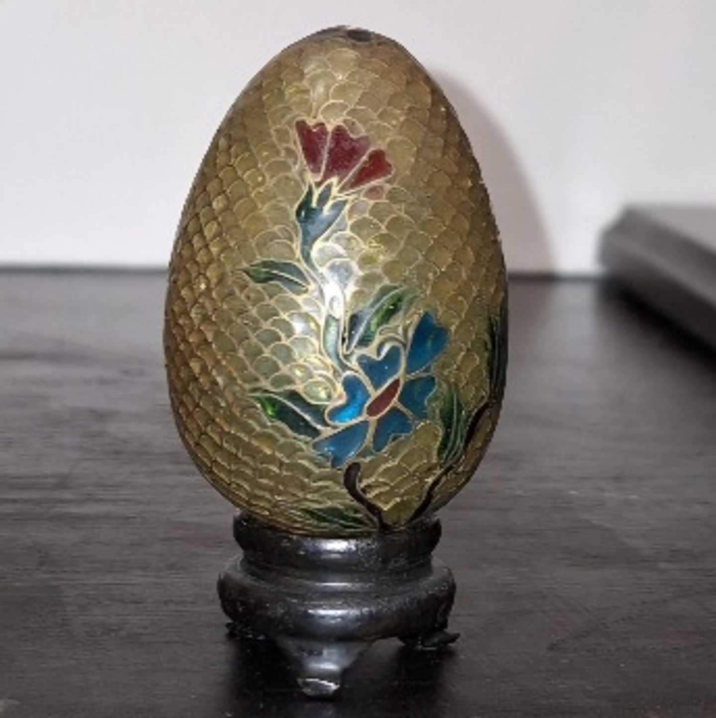 Ovo vintage em Plique-a-Jour 7