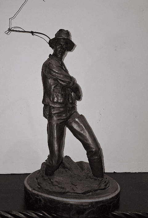 Escultura,  Pescador por Milo