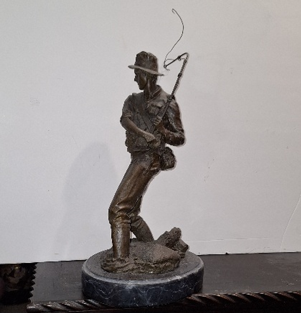 Escultura,  Pescador por Milo 11