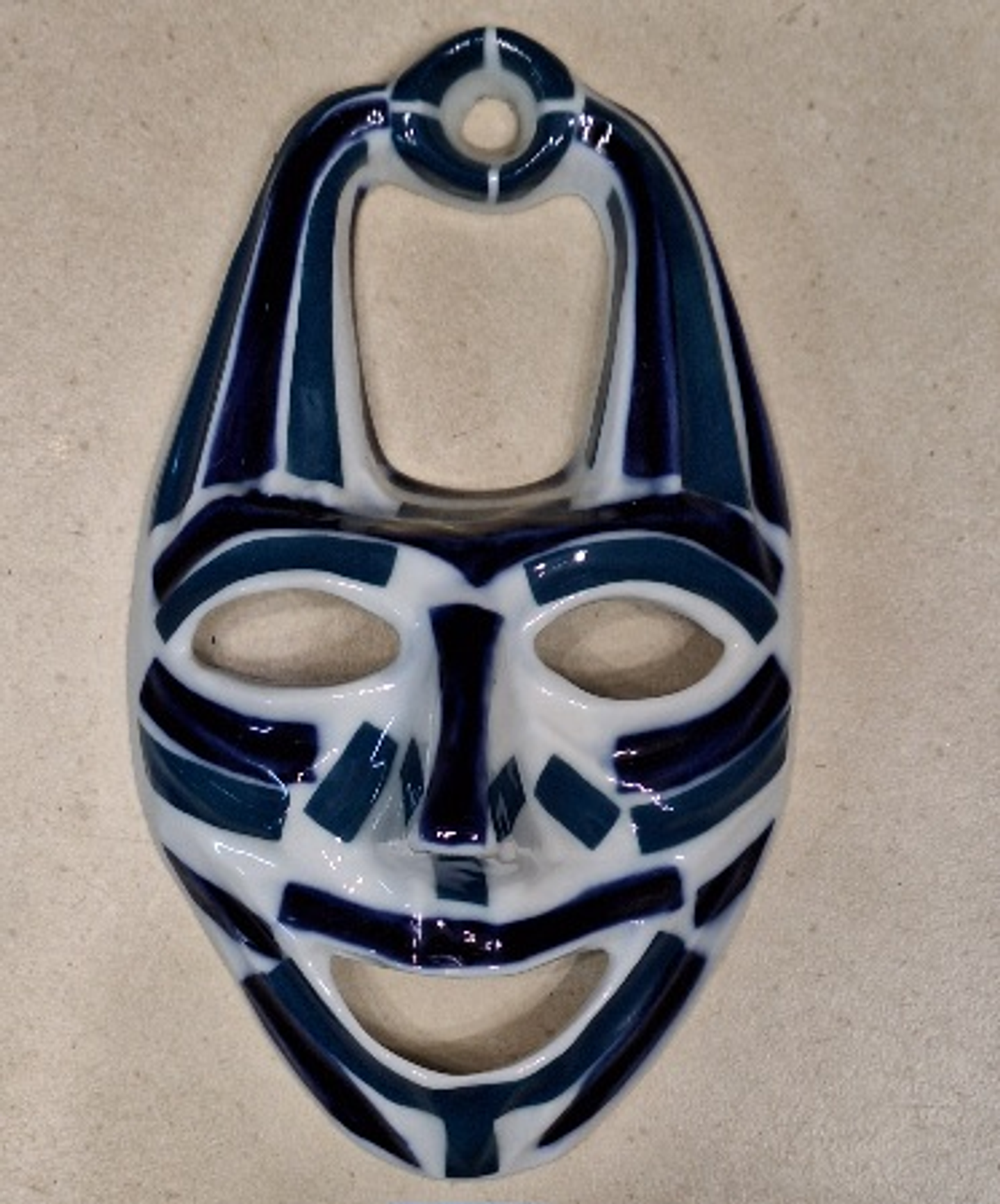 Máscara porcelana Sargadelos 1