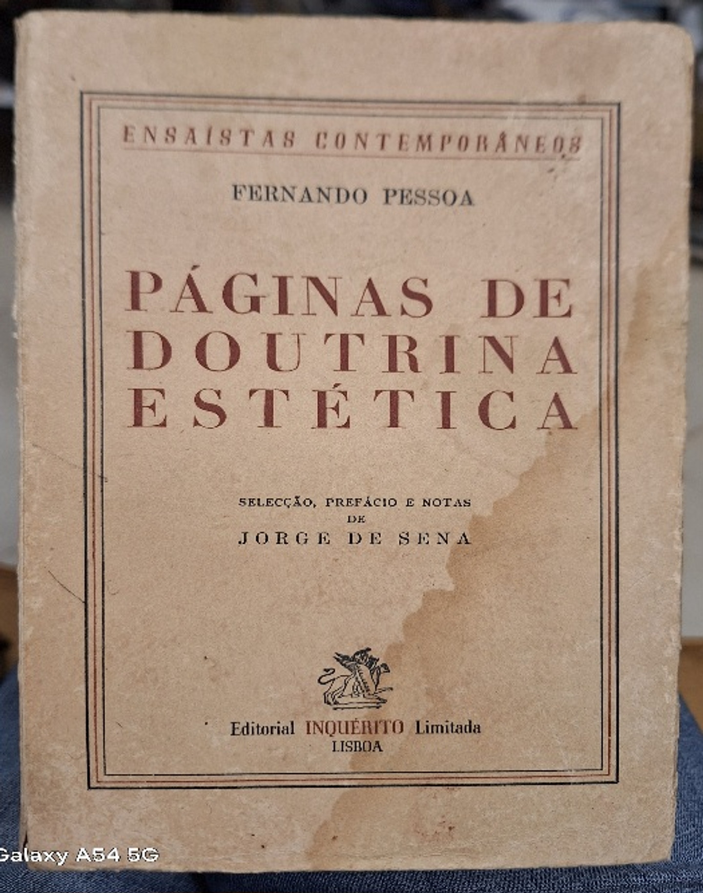 Livro, Páginas de Doutrina Estética  1