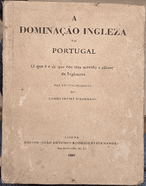 Livro, A Dominação Inglesa em Portugal