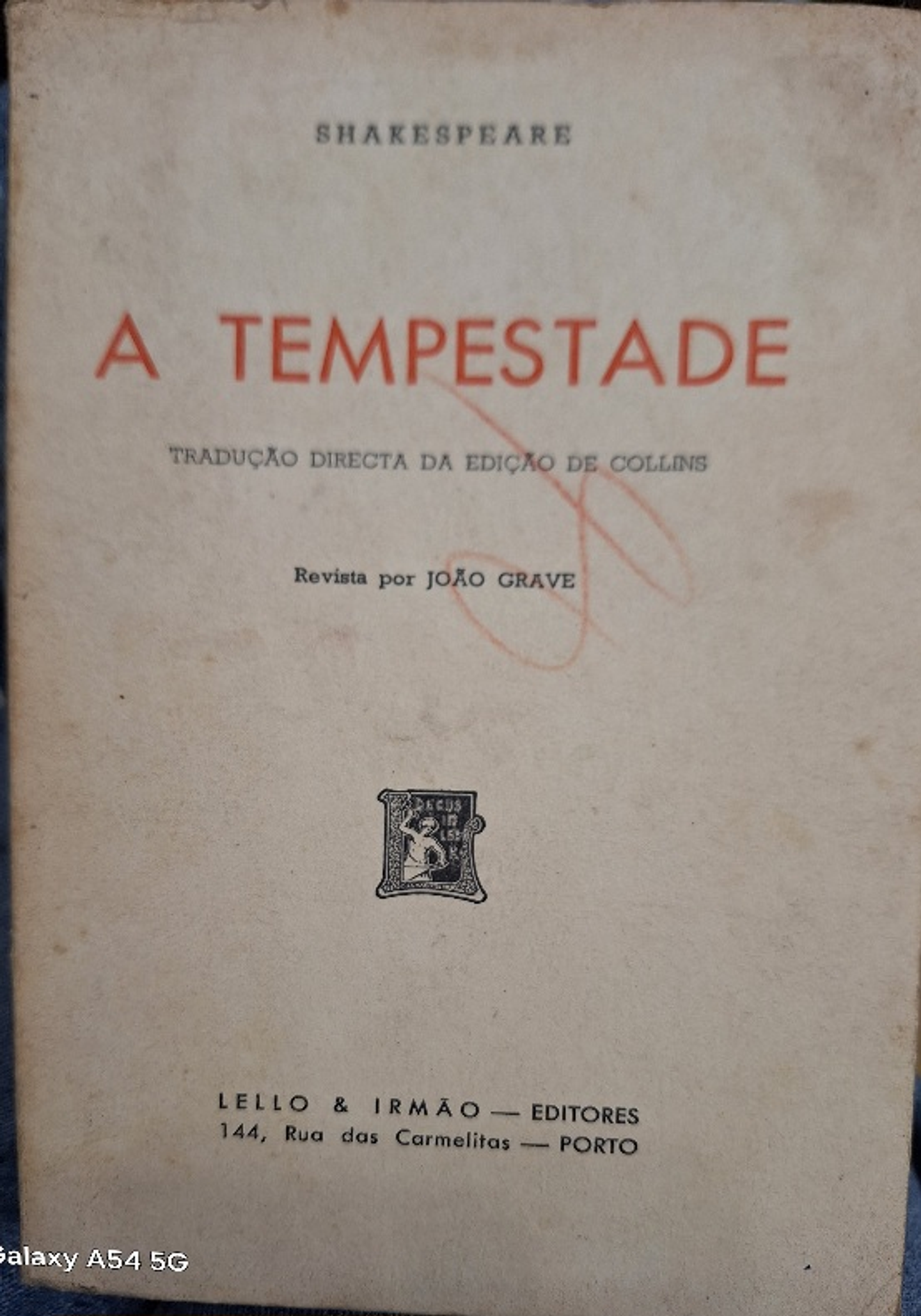 Livro, A Tempestade, Shakespeare 1
