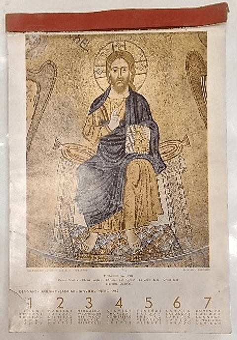 Settimanale Artístico  1962, Calendário 