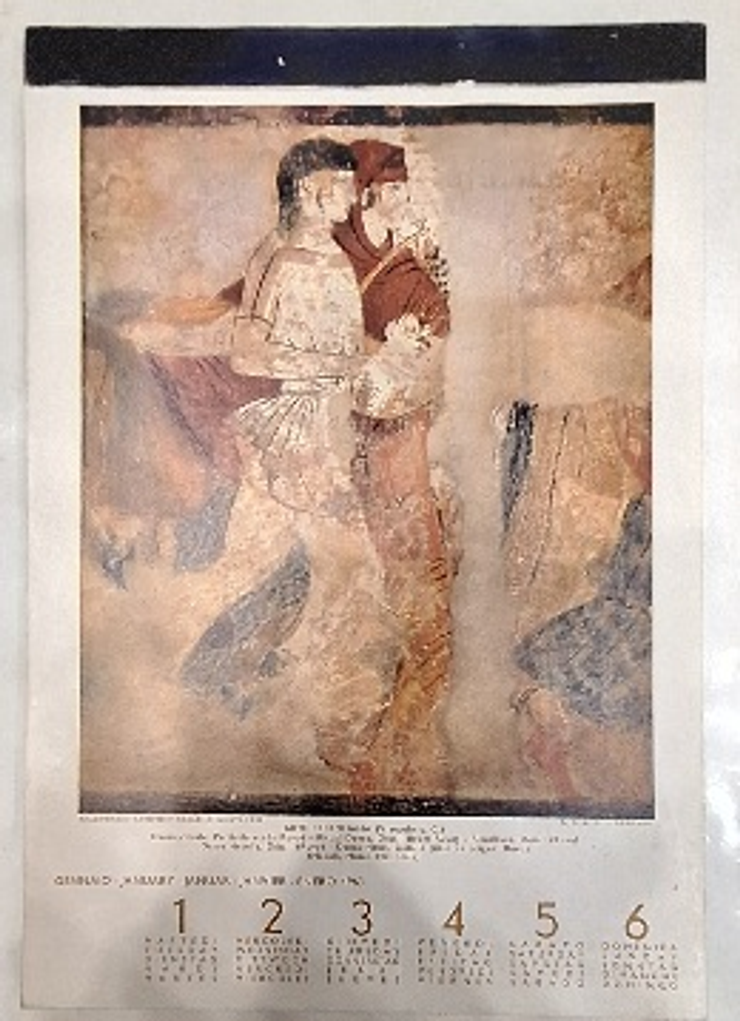 Settimanale Artístico  1963, Calendário  1