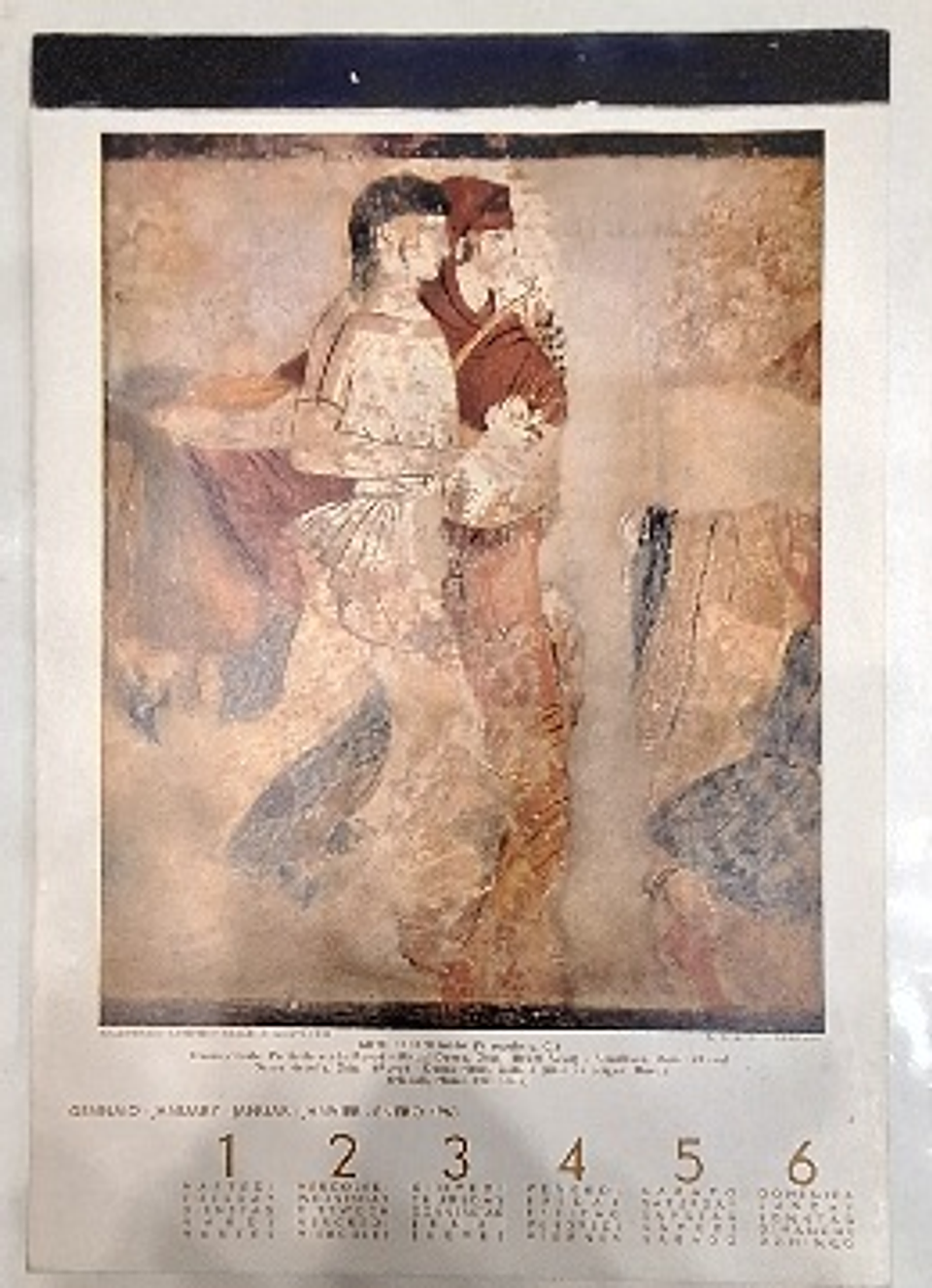 Settimanale Artístico  1963, Calendário  1