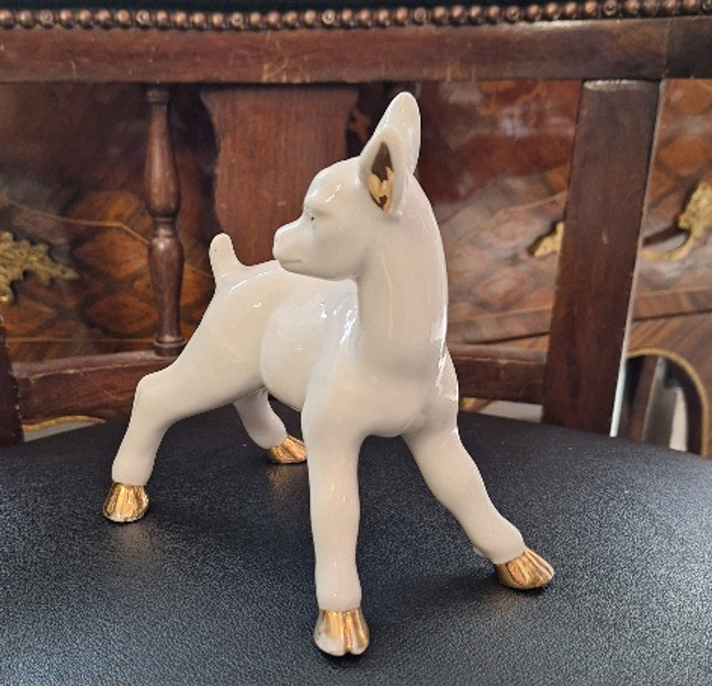 Jovem Cabra em porcelana  10