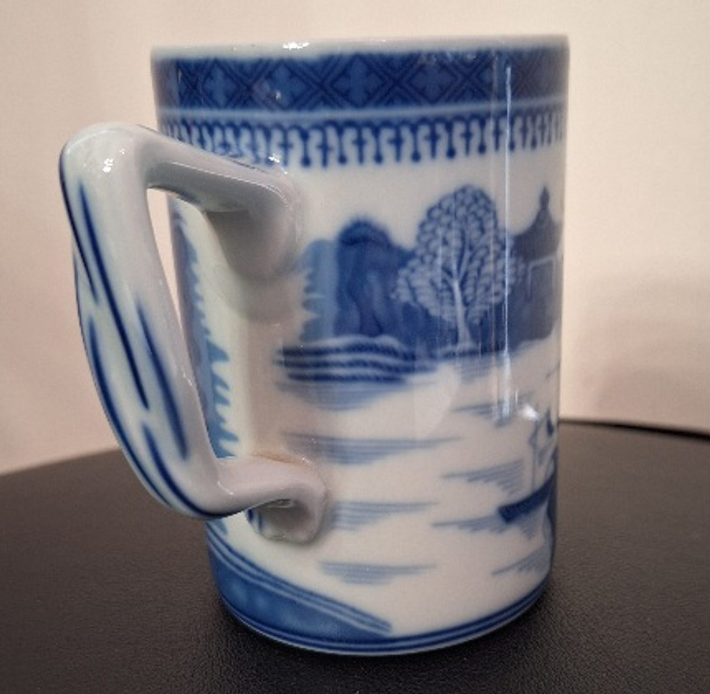 Caneca azul Canton, Mottahedeh, VA 5