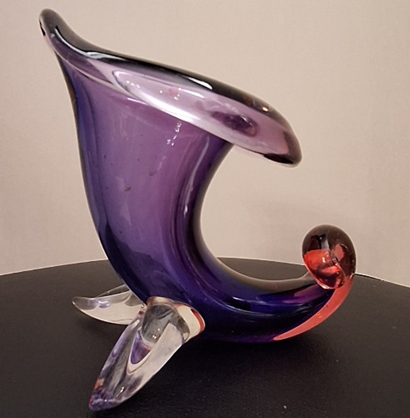 Vaso, Cornucopia, Seguso Murano 1