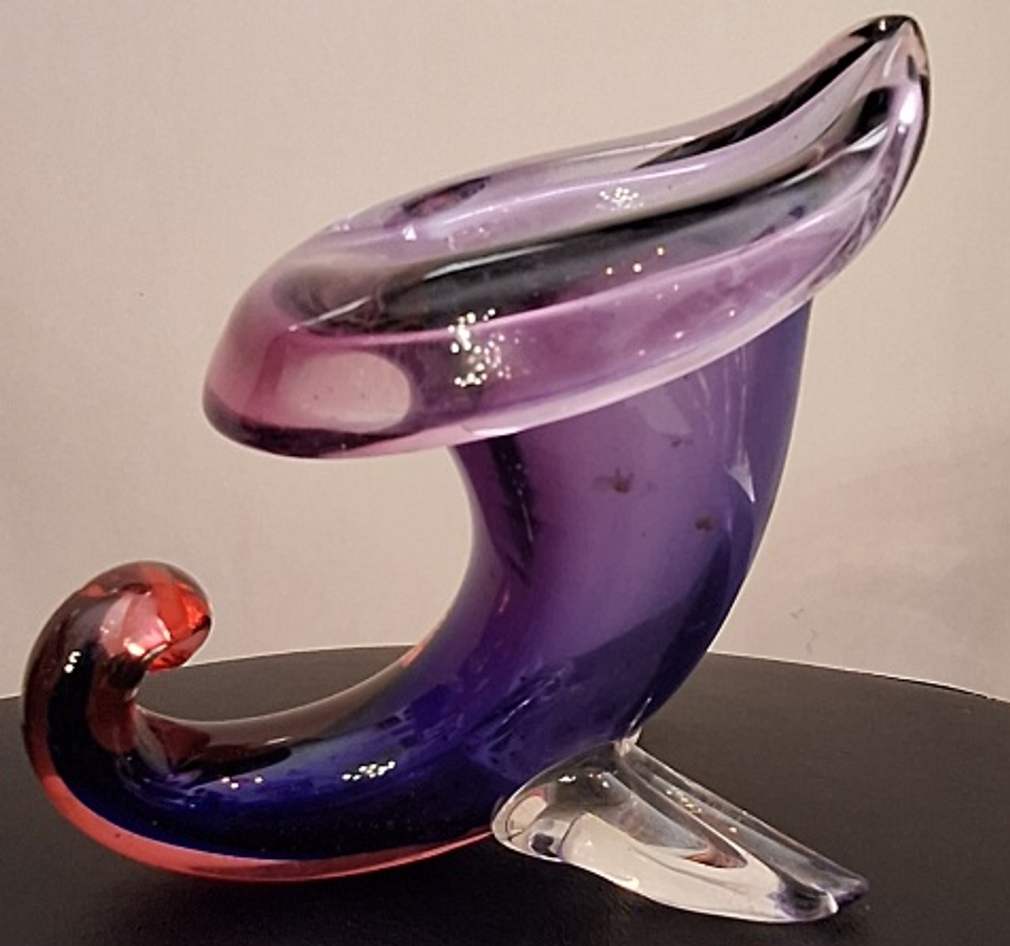 Vaso, Cornucopia, Seguso Murano 4