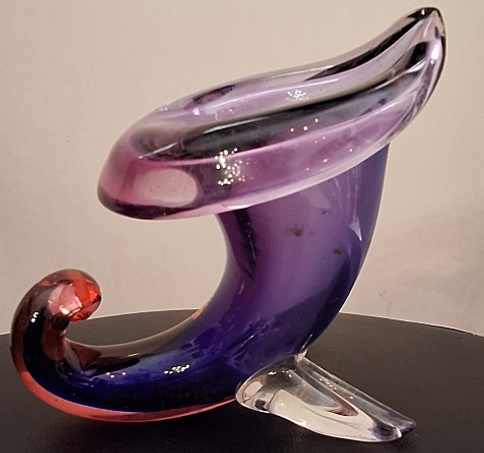 Vaso, Cornucopia, Seguso Murano 4