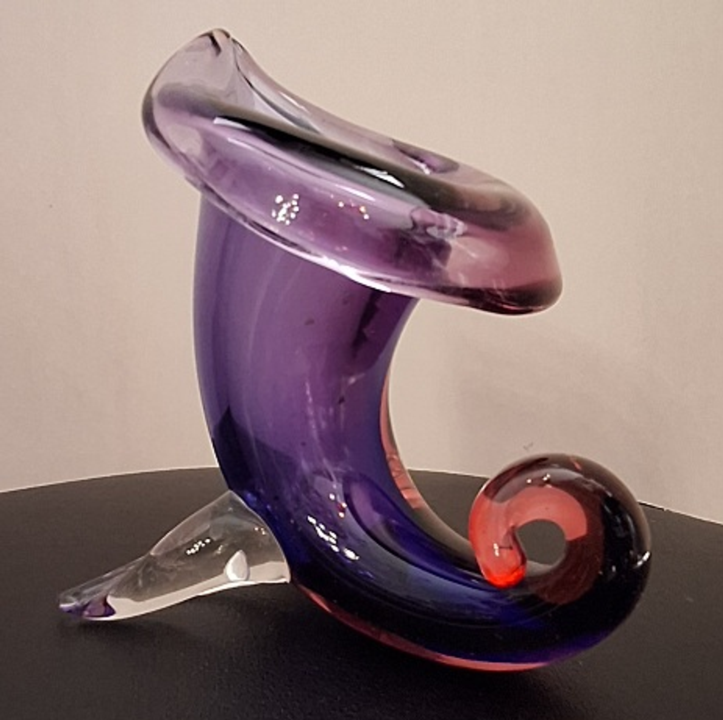 Vaso, Cornucopia, Seguso Murano 9