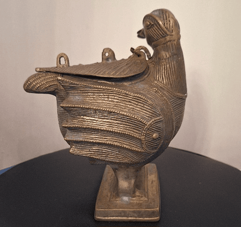 Caixa de tabaco, representando Pato