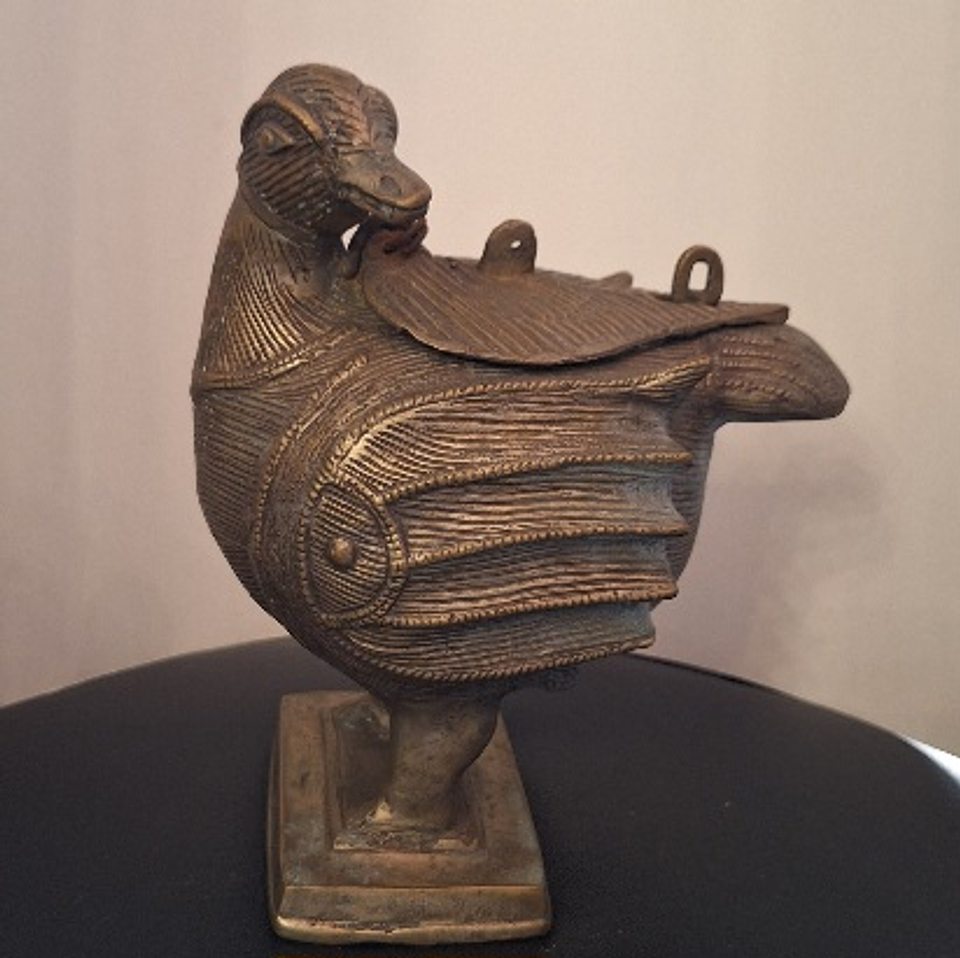 Caixa de tabaco, representando Pato 4