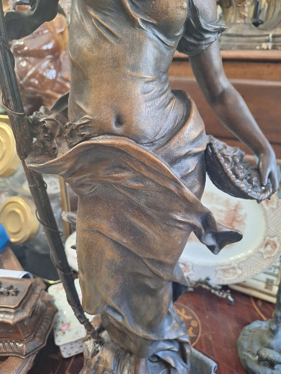 Luminária de Mesa em bronze 4